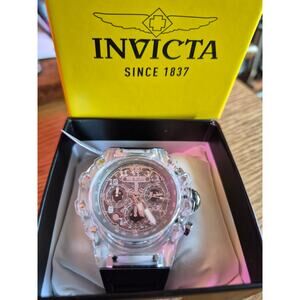 Invicta Racing Vaulthan Men's Watch 44mm Clear Black
